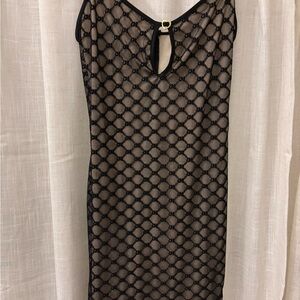 Black Cut Out Backless Sheath Mini Dress